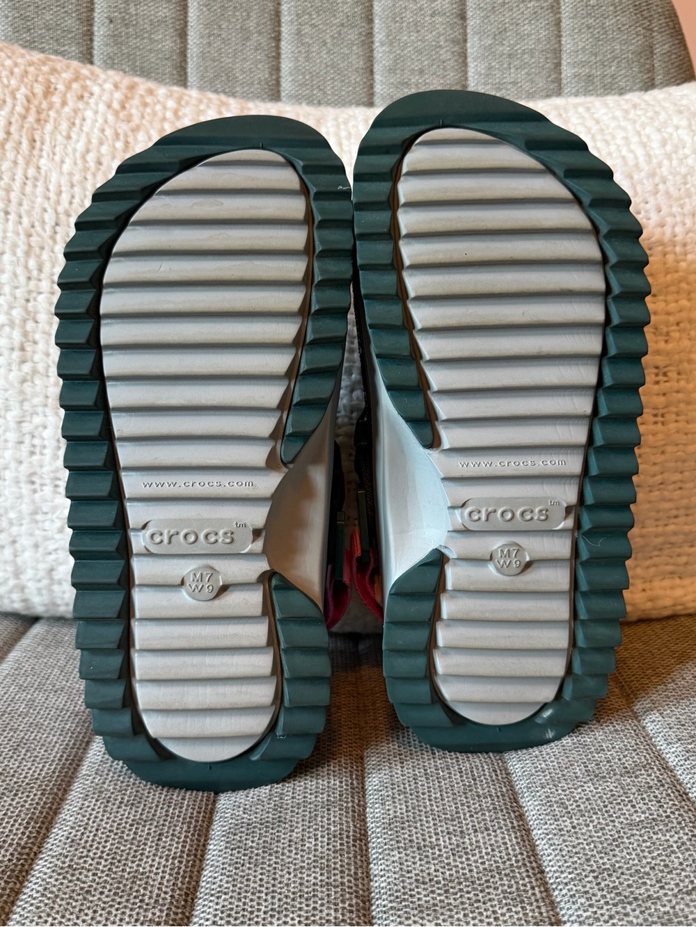 CROCS Hiker Platform Clogs Unisex 9 - Picture 12 of 14